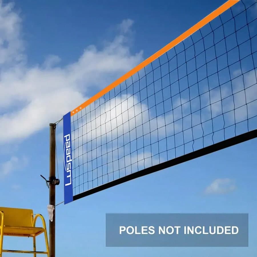1 Red de voleibol portátil para interiores y exteriores, una red deportiva multifuncional apta para tenis, voleibol y bádminton, para usar en el