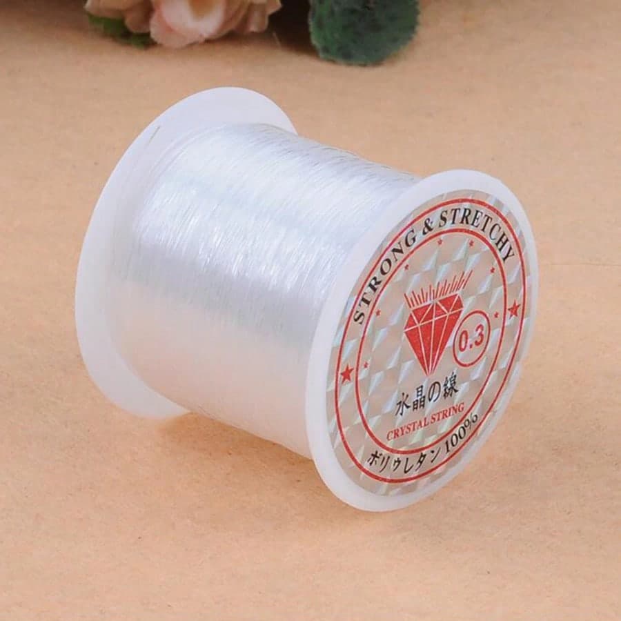 1 pieza, Diámetro 0,2/0,25/0,3/0,35/0,4/0,45/0,5/0,6 mm, 120/90/70/50/45/35/25/20 m/Rollo, Hilo para cuentas, Material de línea de pesca de nailon