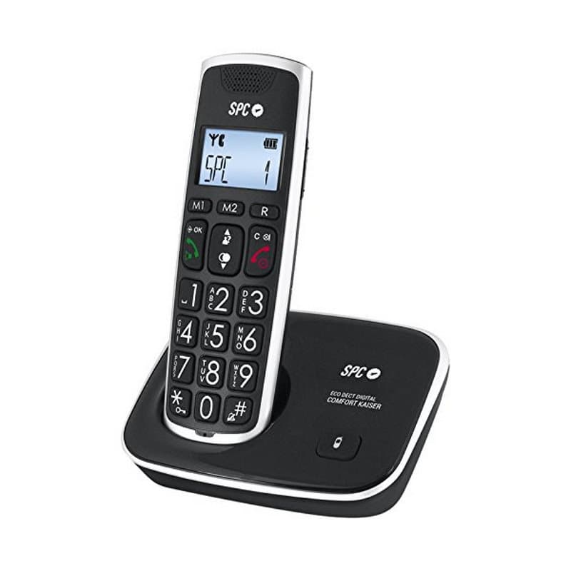 SPC Comfort Kaisser Teléfono Inalámbrico Negro