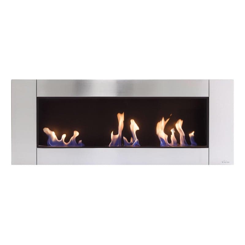 Purline Zeus Biochimenea Mural Hasta 6kW Acero Inoxidable