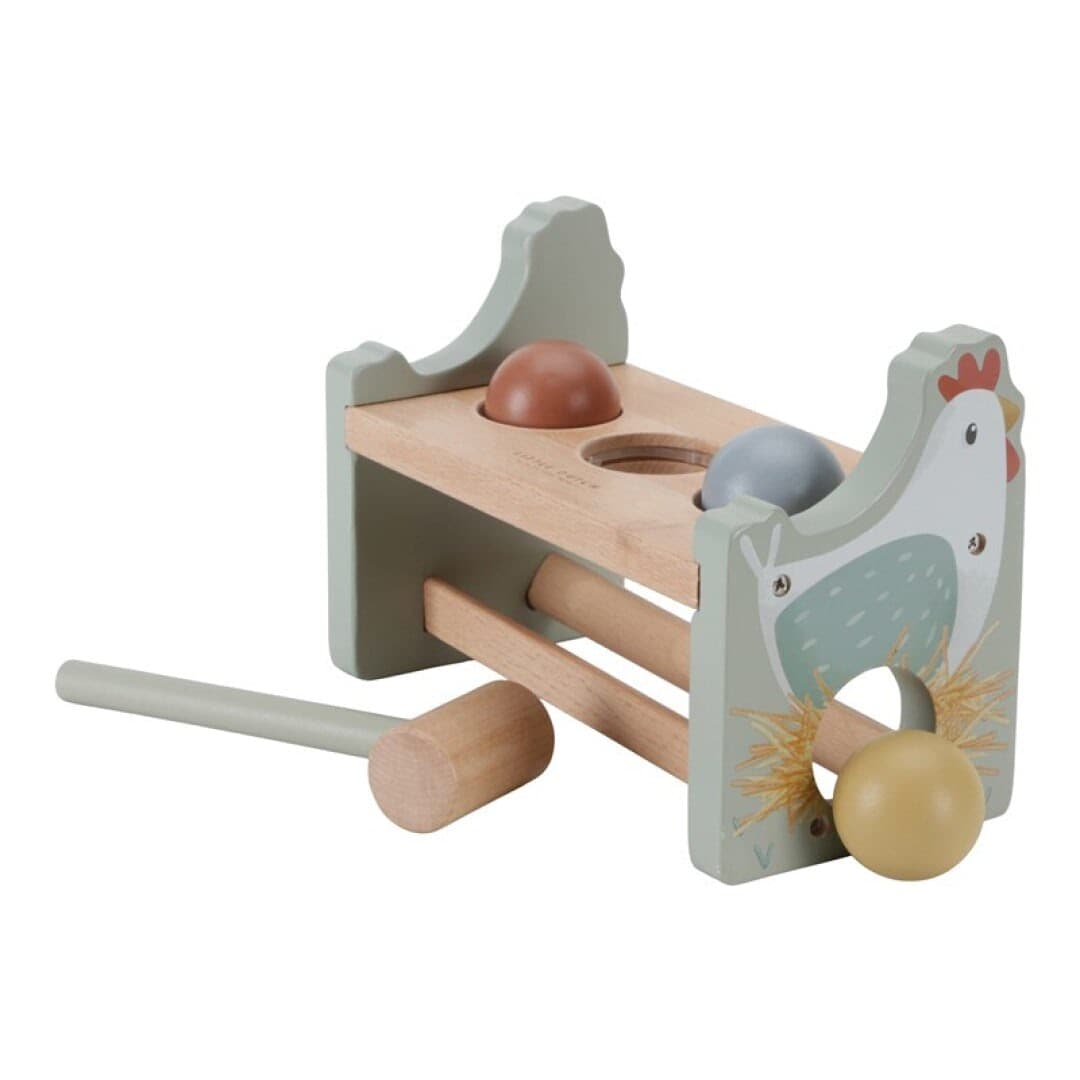 Banco Golpeo Con Bolas Pequeña Granja Little Dutch