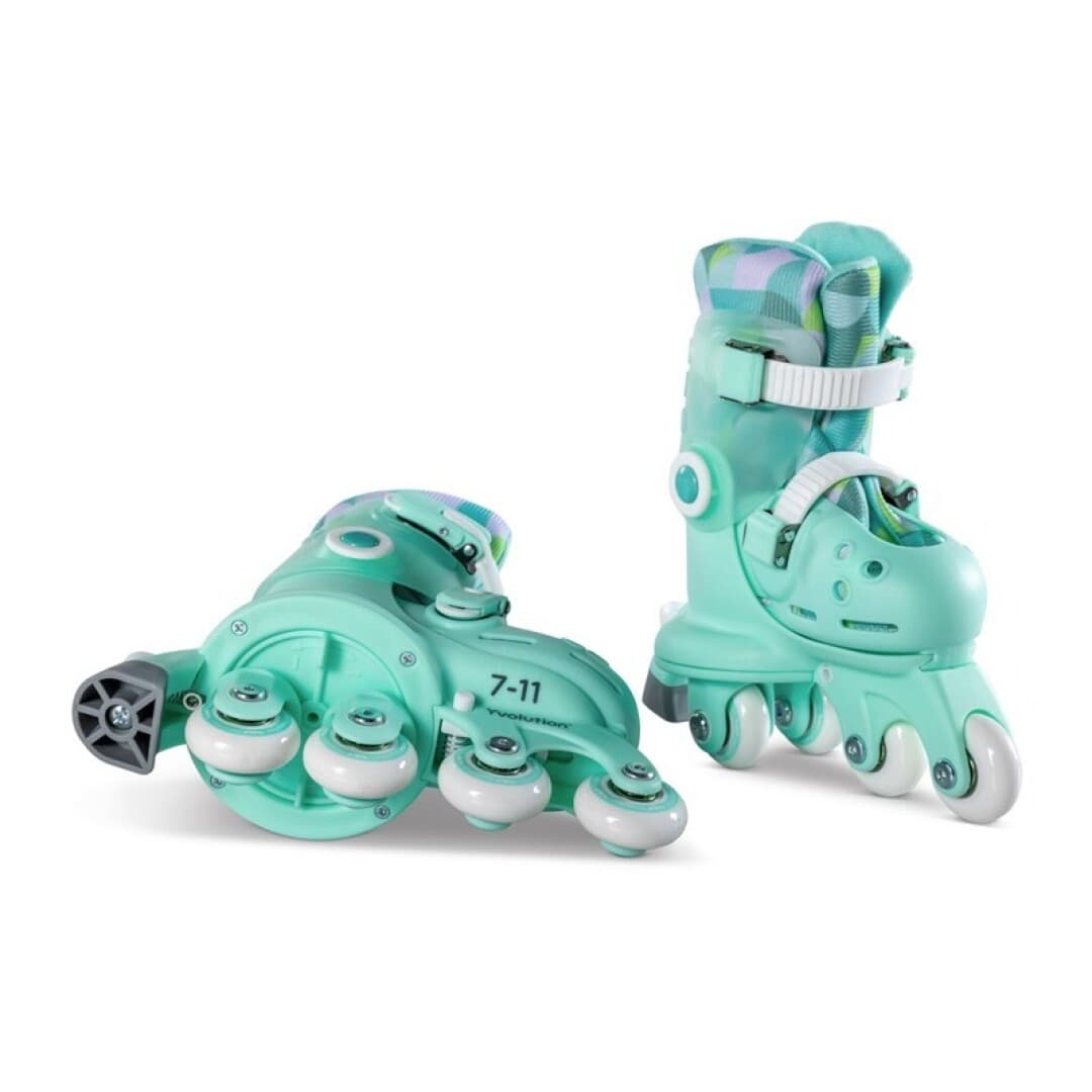 Patines en línea Infantiles Twista Verde T.30-34 Yvolution