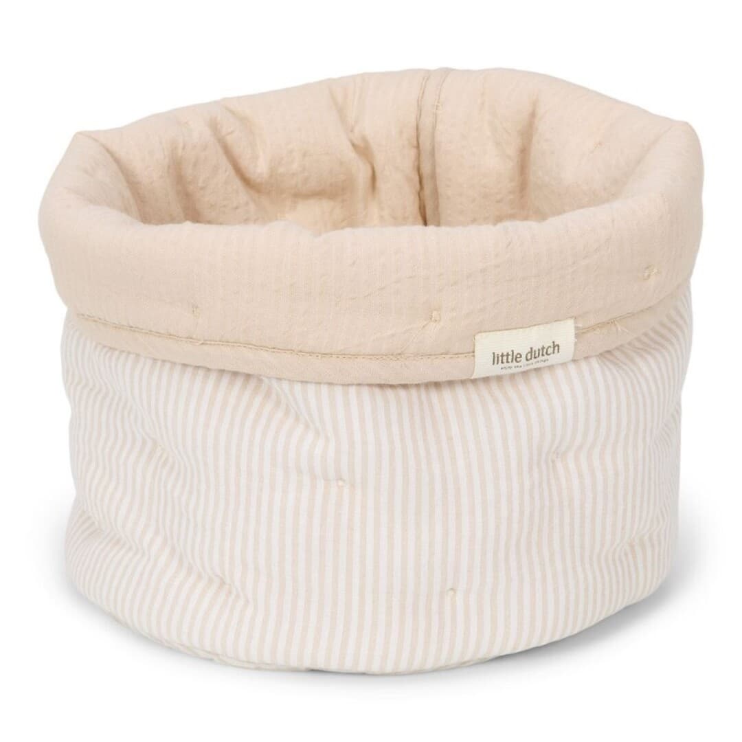 Cesta Almacenamiento Pequeña Beige Little Dutch