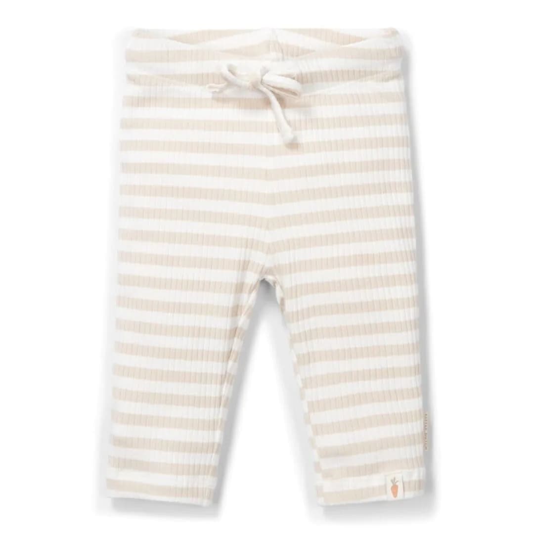 Pantalón Rayas Arena/ Blanco Little Dutch - 74