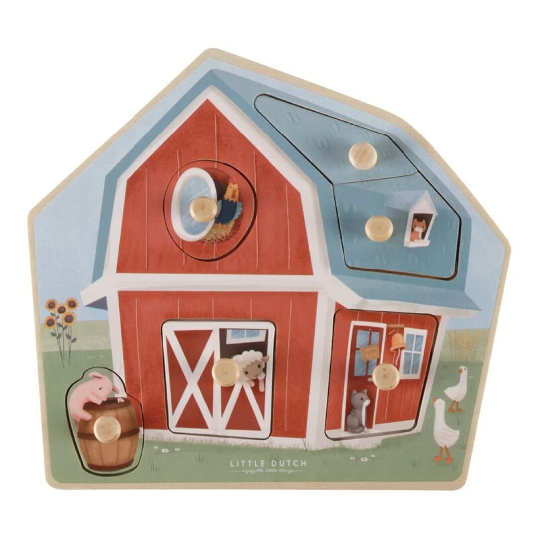 Puzle Madera Pequeña Granja Little Dutch