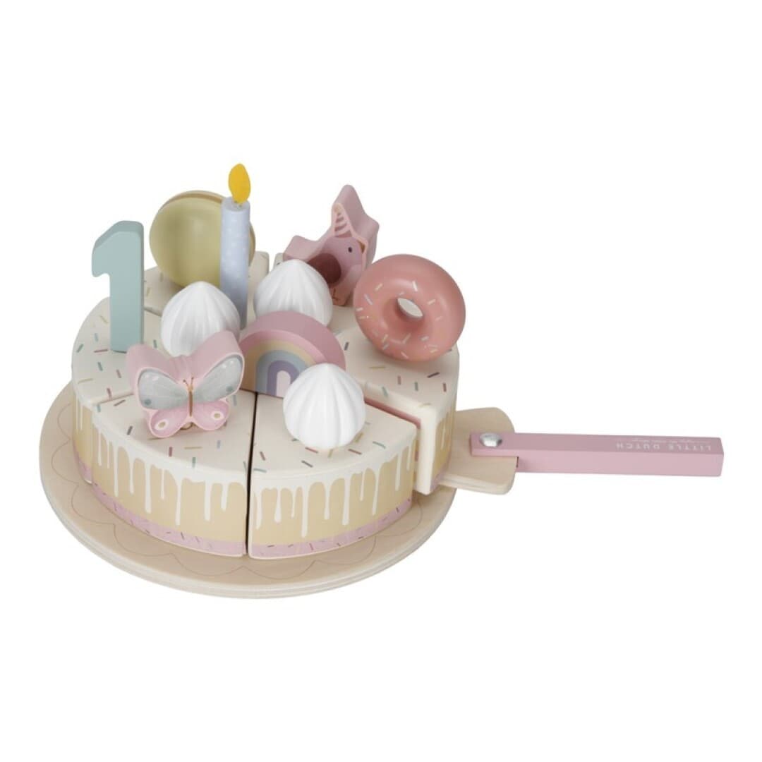 Pastel Cumpleaños Rosa Little Dutch