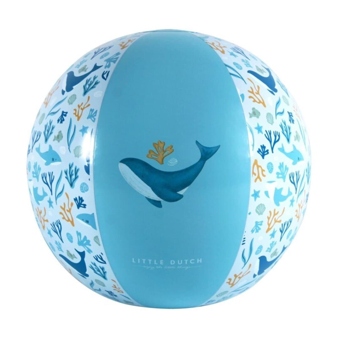 Pelota De Playa Ocean Dreams Azul Little Dutch