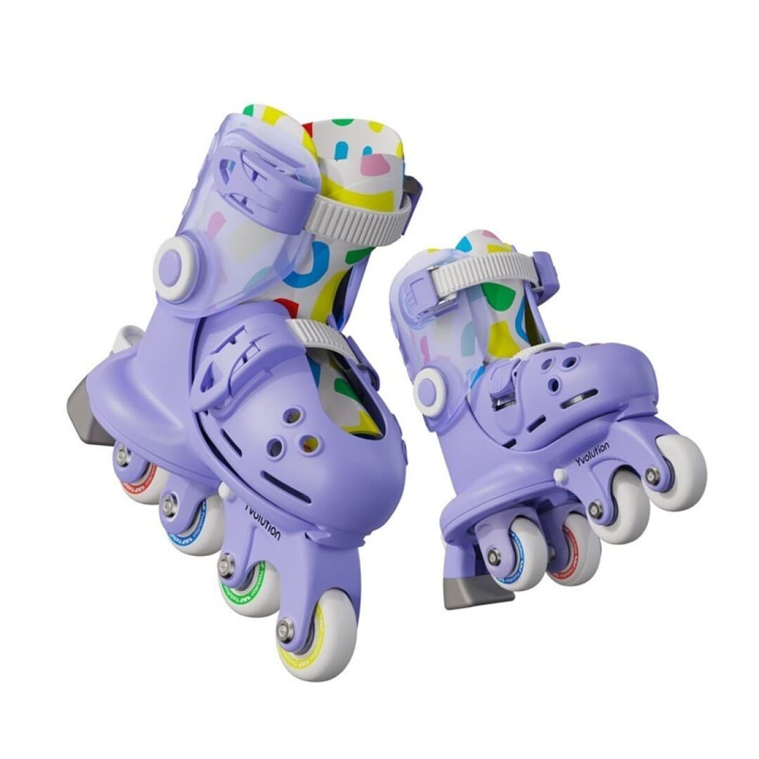 Patines Evolutivos Twista Color Lila T.30-34 Yvolution