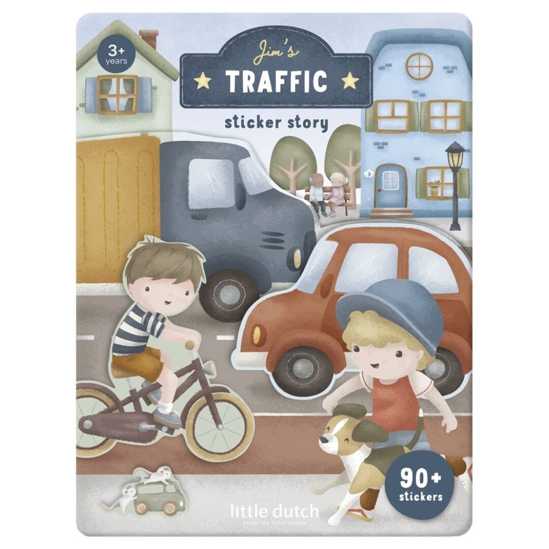 Libro de Pegatina Vehículos Little Dutch
