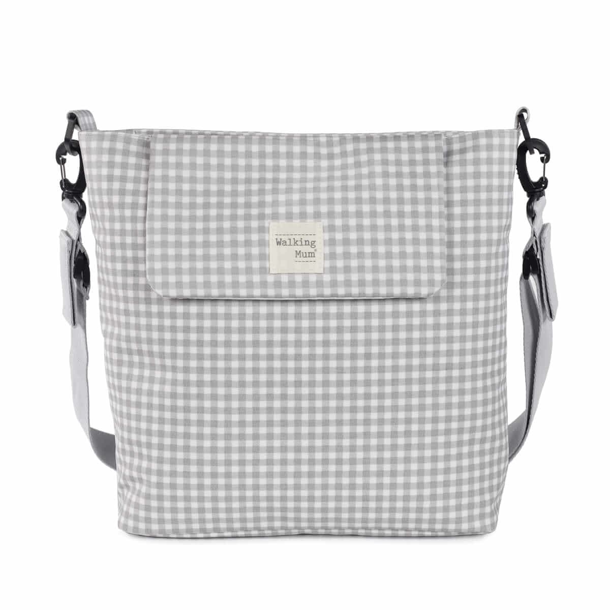 Pasito a Pasito Bolso Cambiador Walking Mum I Love Vichy Gris