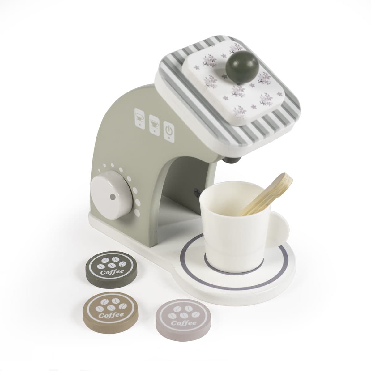 Cafetera de madera Botton WM Pasito a Pasito