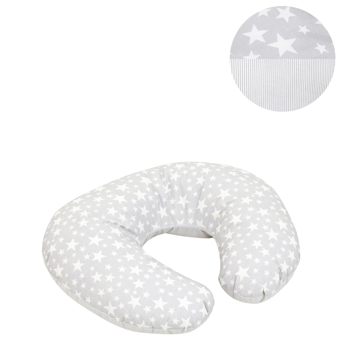 Cambrass Almohada Lactancia Pequeña 53x45 Gris Estrella