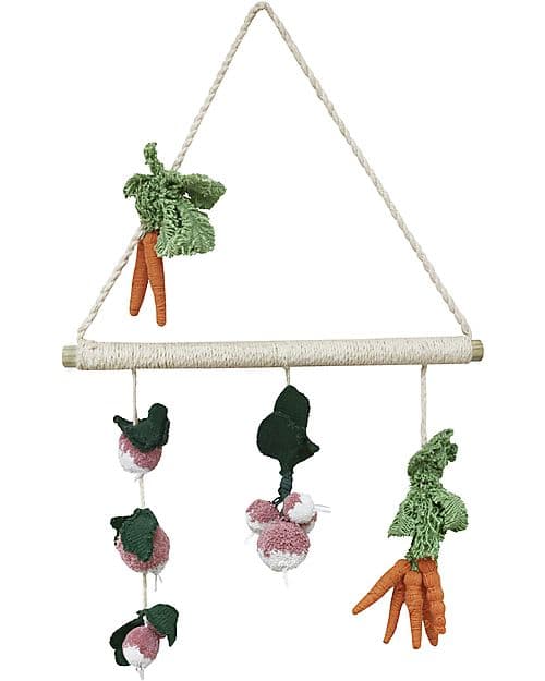 Appendiabiti da Parete - Verdure - Oli&Carol - Cotone - (30x44 cm) Lorena Canals