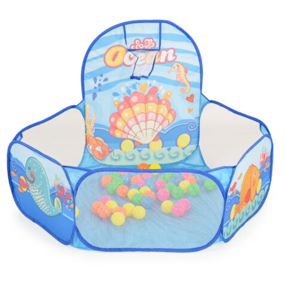 Tapete de juego con 50 pelotas Moni 120 cm