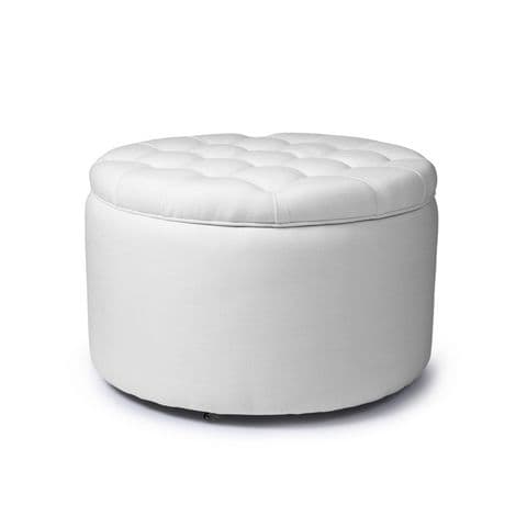 Royal Storage Box Puf Gris Plata/Ruedas Metal Rocking Seat