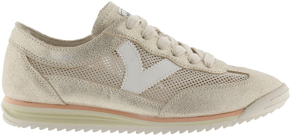 Deportiva para mujer Victoria 1158107 Saturno Rejilla PLATINO