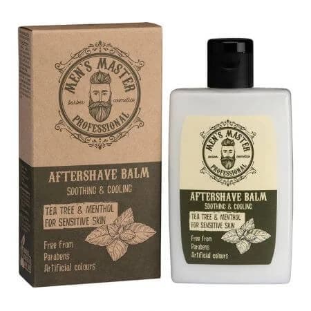 Bálsamo para después del afeitado para hombres Tea Tree &amp; Menthol, 120 ml, Men's Master Professional