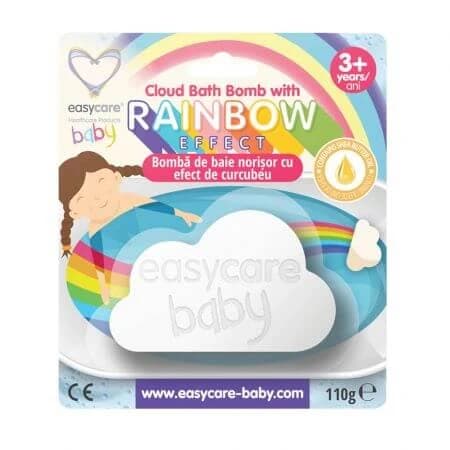 Bomba de baño arco iris, 110 g, Easycare Baby