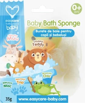 Easycare Esponja de baño para niños y bebés, 1 unidad