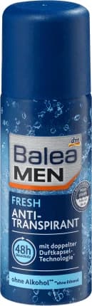 Balea MEN Desodorante spray FRESCO, 50 ml