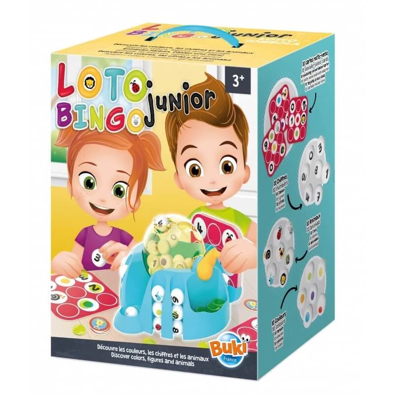 Juego infantil Bingo Junior, +3 años, Buki