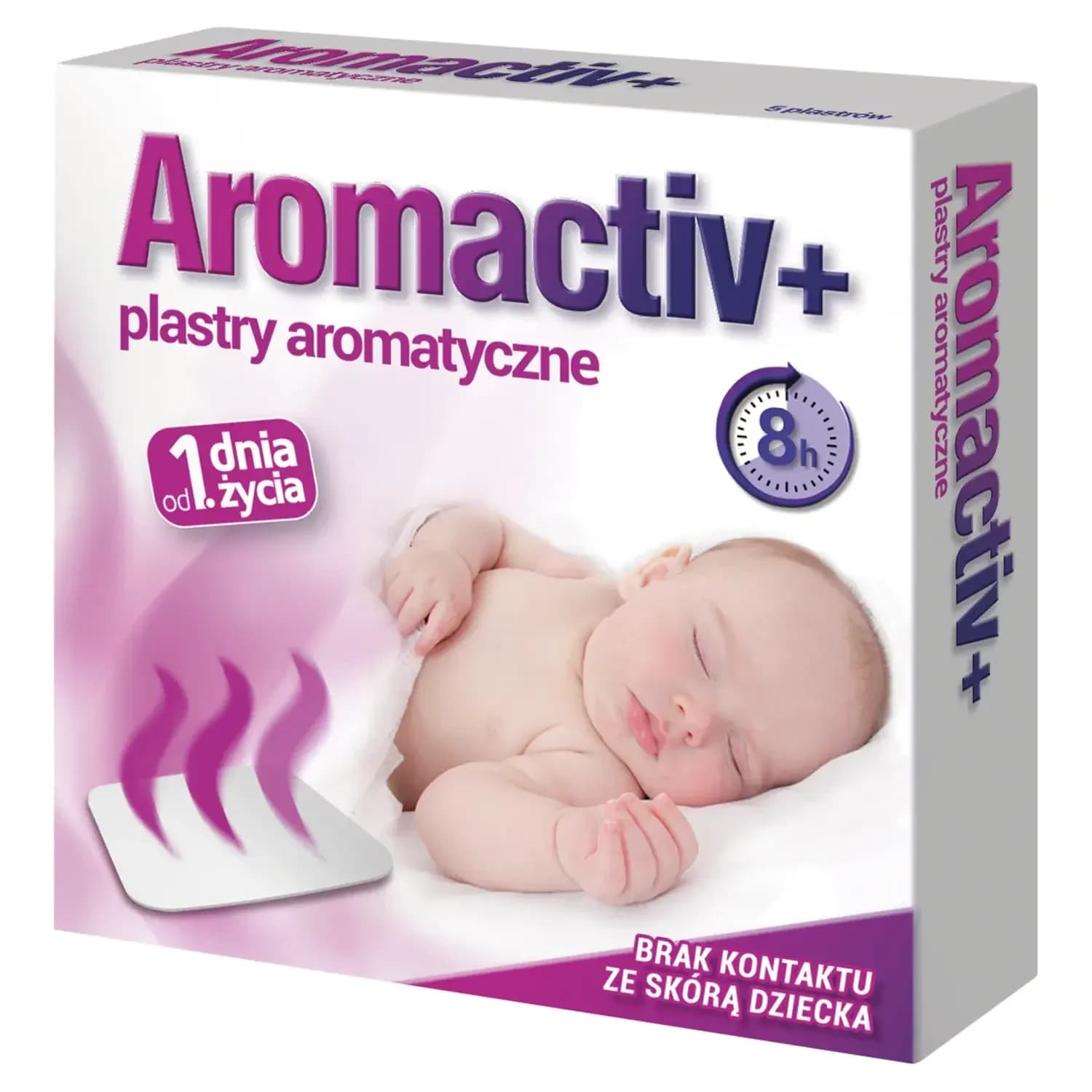 Aromactiv+, parche aromático desde el primer día, 5 uds