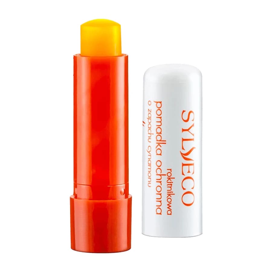 Sylveco, barra de labios protectora de espino amarillo con aroma de canela, 4,6 g