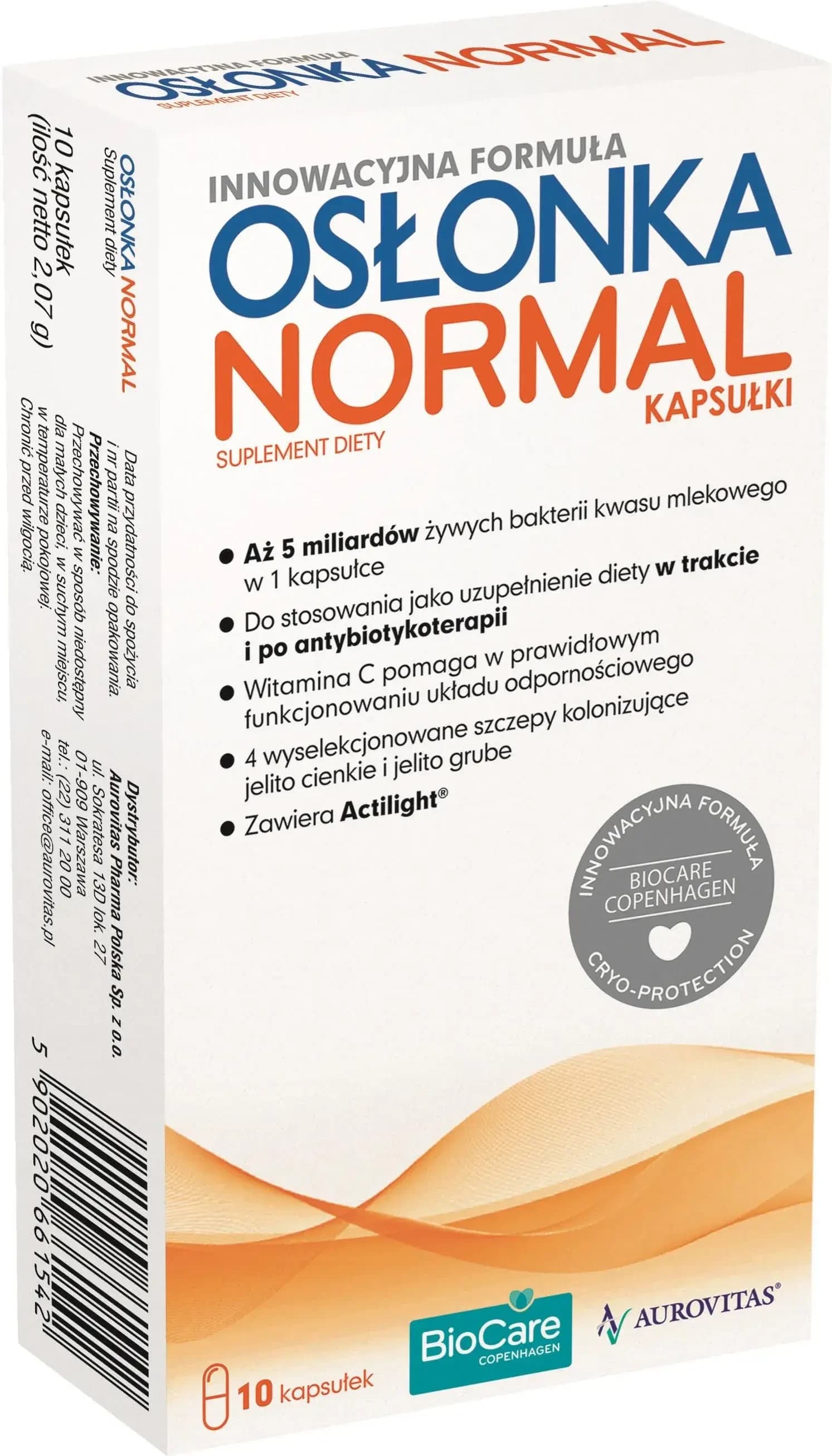 Estuche Normal, 10 cápsulas