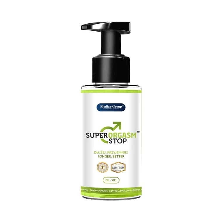 Medica-Group Super Orgasm Stop, gel para la eyaculación retardada, 150 ml