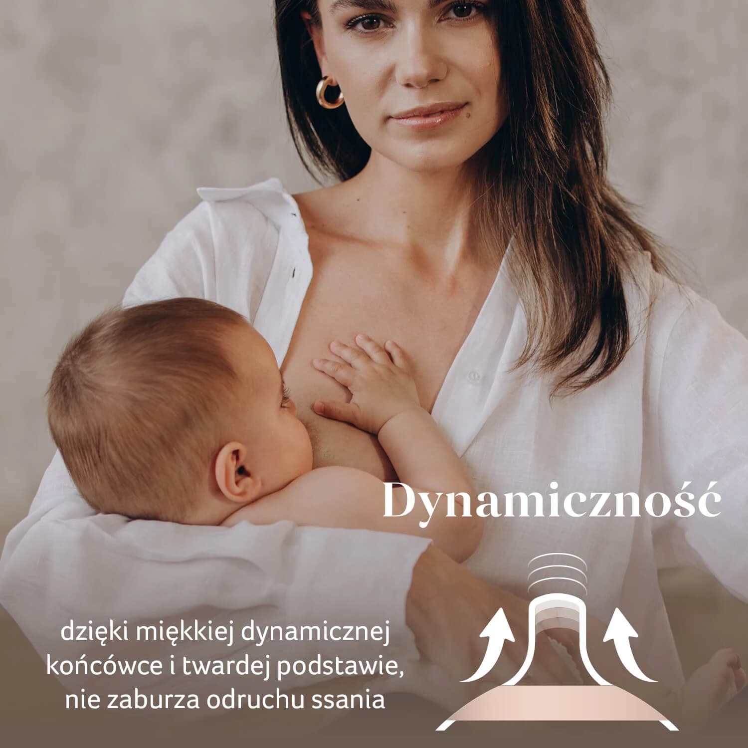 Lovi Mammafeel, tetina para biberón, silicona, dinámica, flujo rápido, a partir de 9 meses, 1 ud