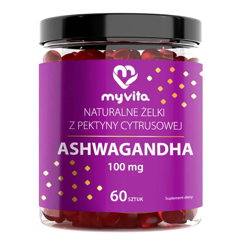 MyVita Ashwagandha, gominolas, 60 unidades