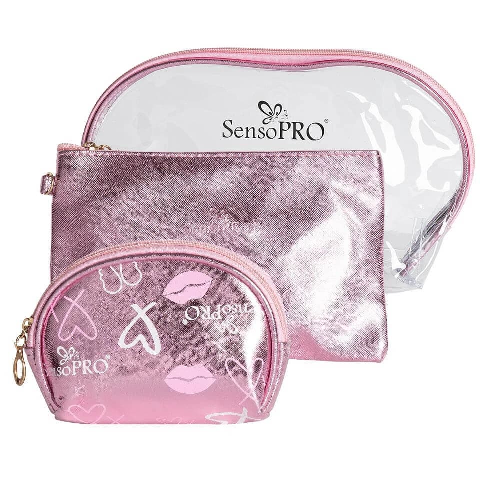 Juego de 3 guardapolvos SensoPro, rosa