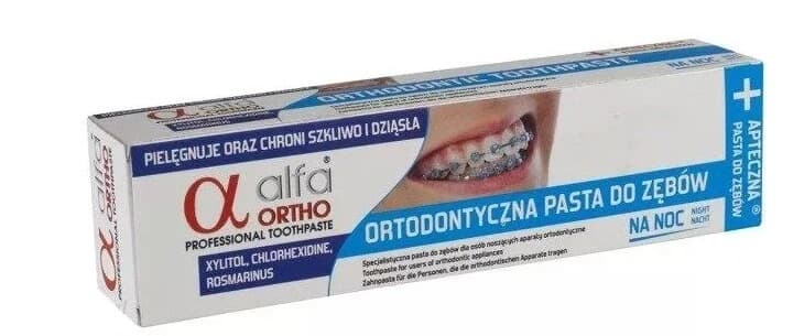 Alfa Ortho crema de noche a base de plantas para usuarios de ortodoncia 75 ml