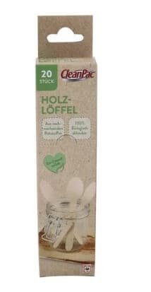 CleanPac, de madera de yka, 20 piezas