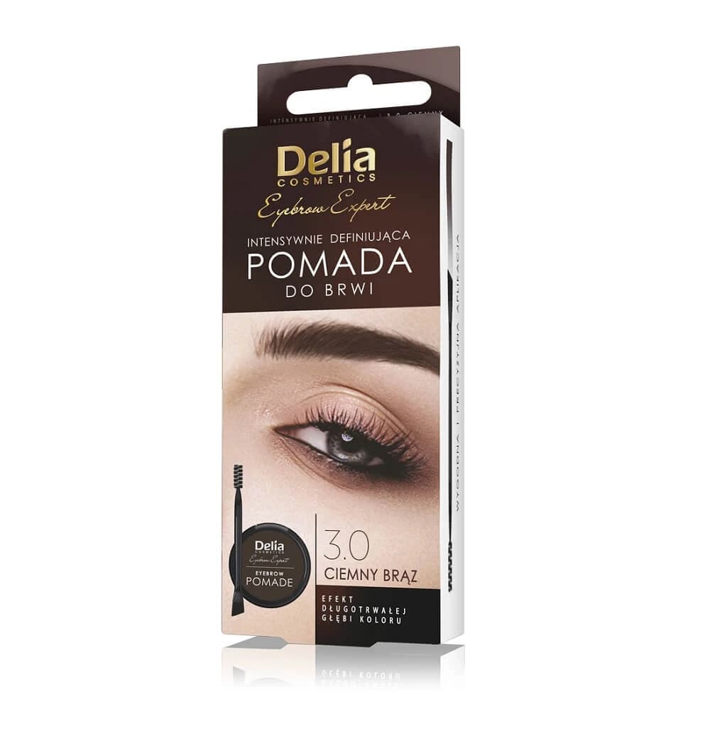 Delia Eyebrow Expert Pomada para Cejas 3.0 Dark Bir, 2.5g