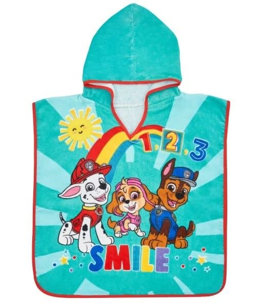 Patrulla Psi, poncho para niños, 1 ud
