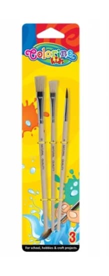 Colourino Kids, Bolígrafos escolares, 3 piezas