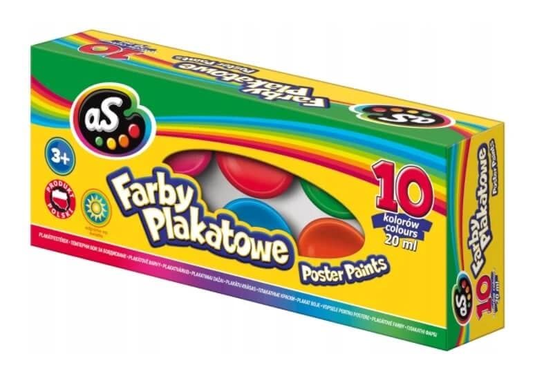 Agujas, pinturas para carteles, 10 colores