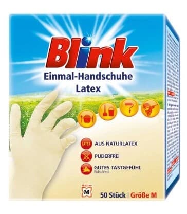 Blink, Guantes desechables M, 50 unidades