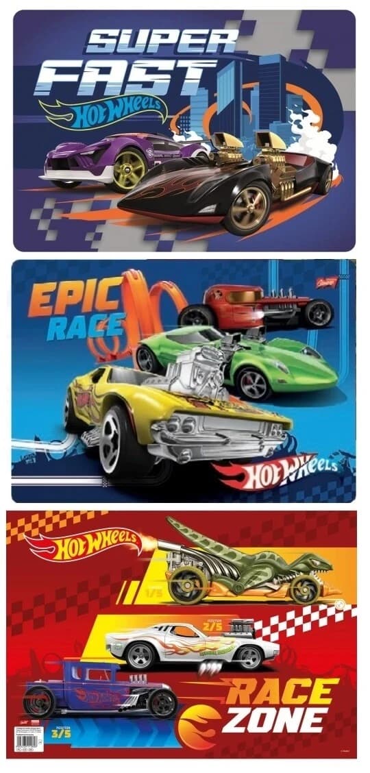 Bloc de notas plastificado Hot Wheels