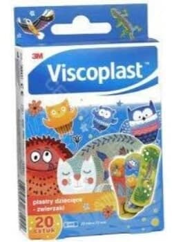 Viscoplast, Escayola para niños, Animales, 20 piezas