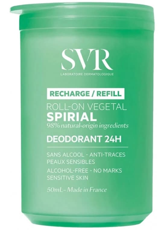 SVR Spirial Vegetrial Desodorante Bola Vegetal, recambio, 50 ml