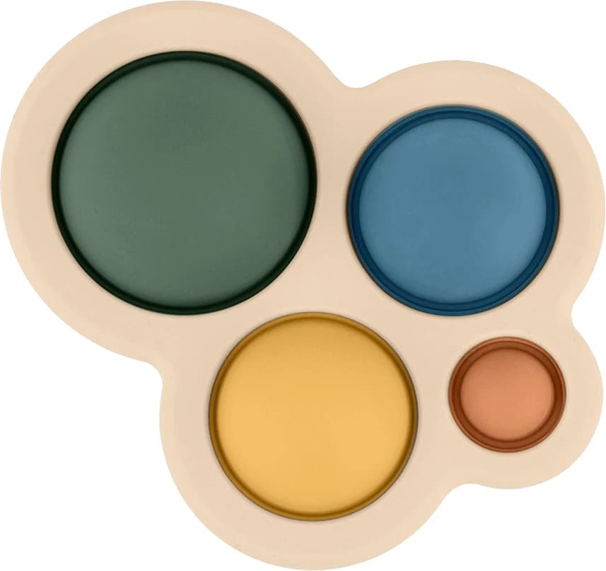 Petite&Mars Juguete de Silicona - Chill out Misty Green 6m+