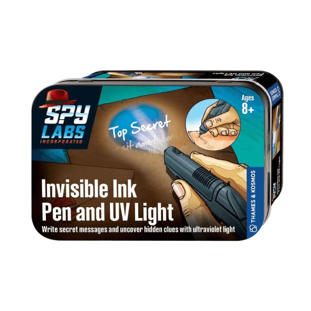 Bolígrafo de tinta invisible Spy Labs, +8 años, Thames&Kosmos