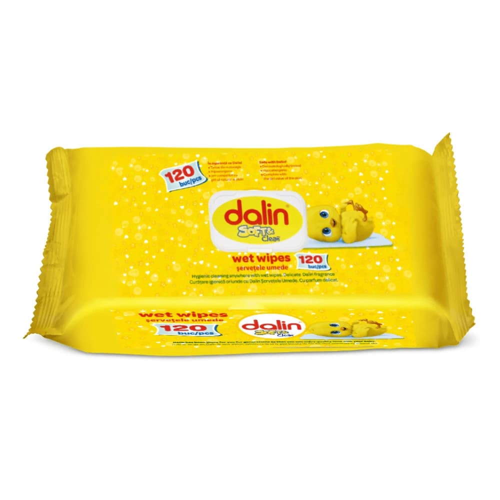 Toallitas húmedas Soft & Clean, 120 uds, Dalin