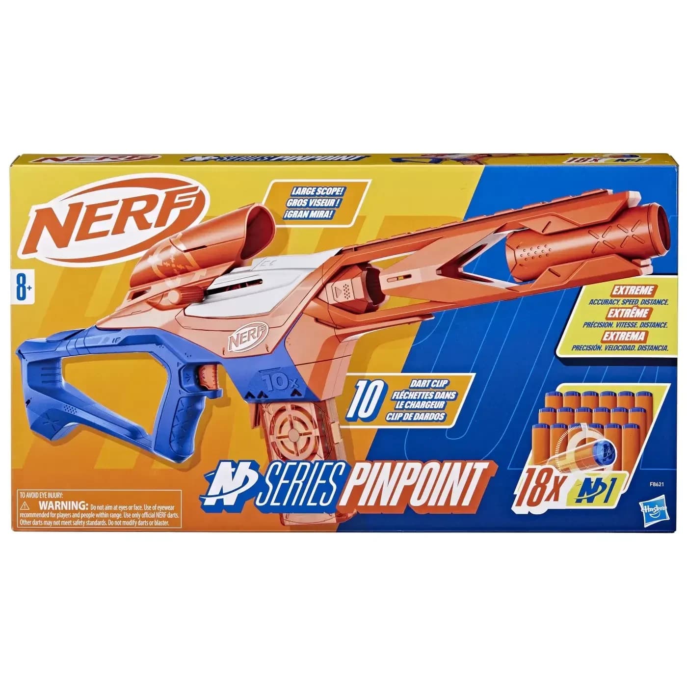 Blaster Nerf N Series Pinpoint, +8 años, Hasbro