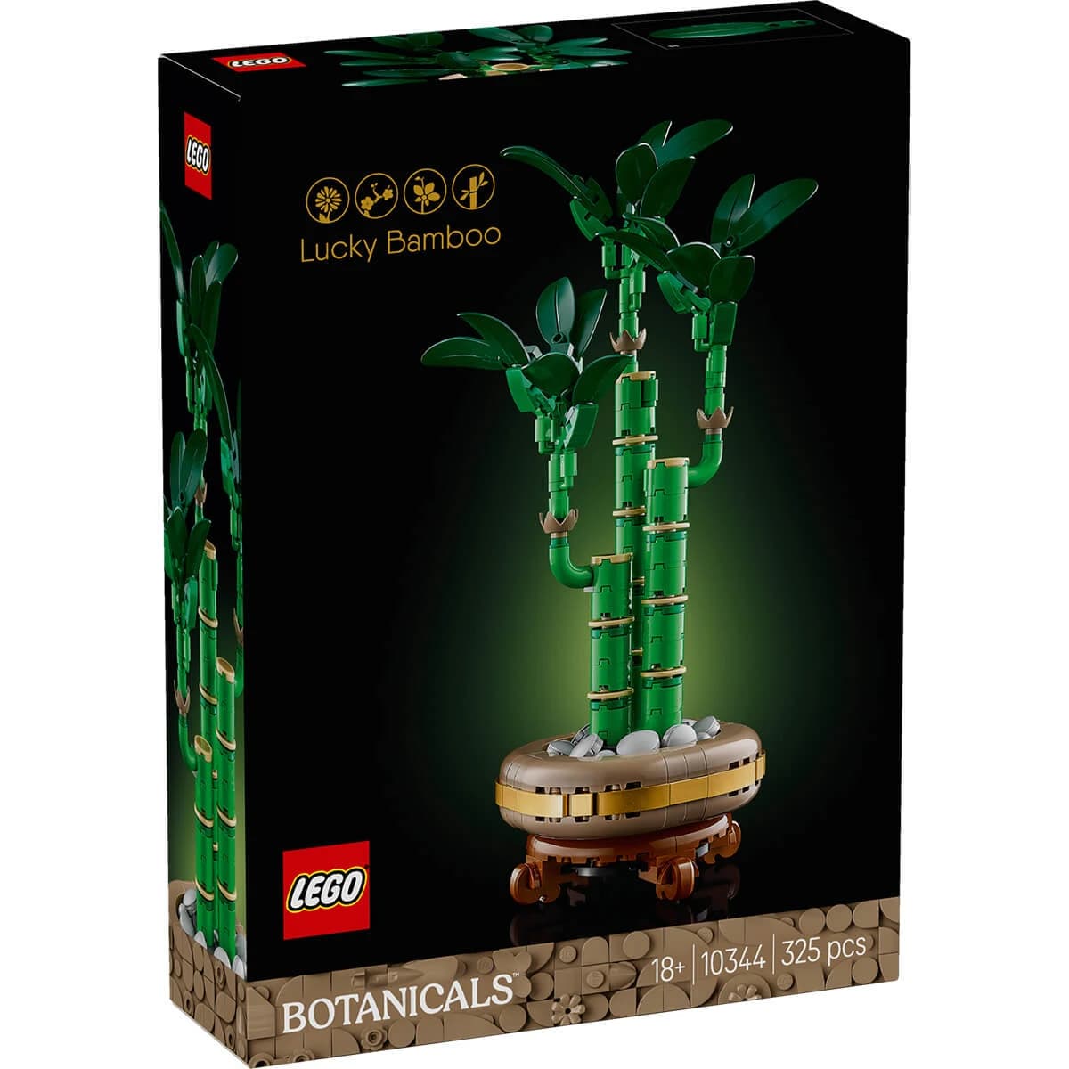 Colección Lucky Bamboo Botanical, 10344, + 18 años, Lego