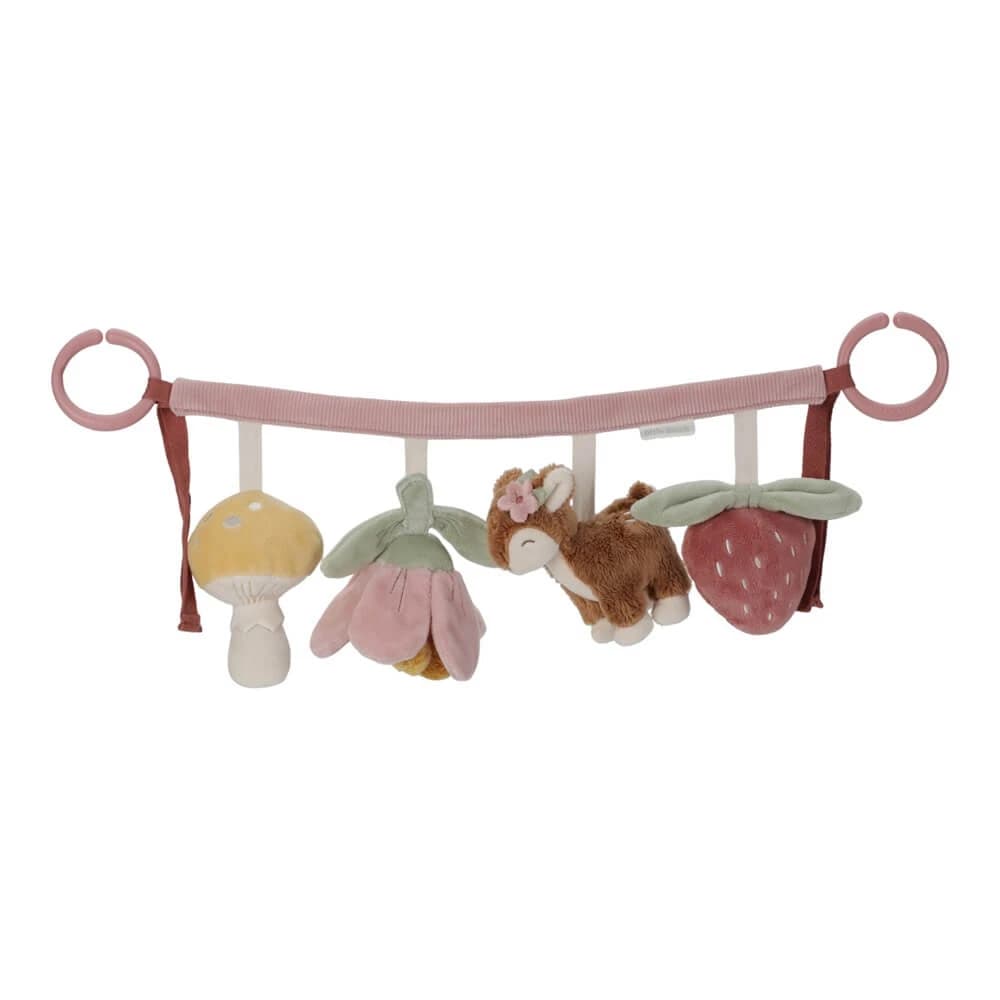 Juguete sensorial Fairy Garden para cochecito, 0 meses+, Little Dutch