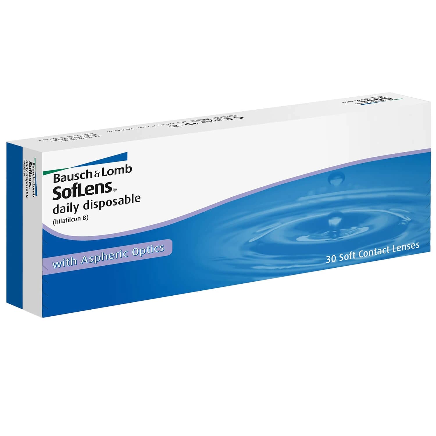 Bausch+Lomb Soflens Daily Disposable 8.6, lentes de contacto, 1 día, -1.00, 30 piezas