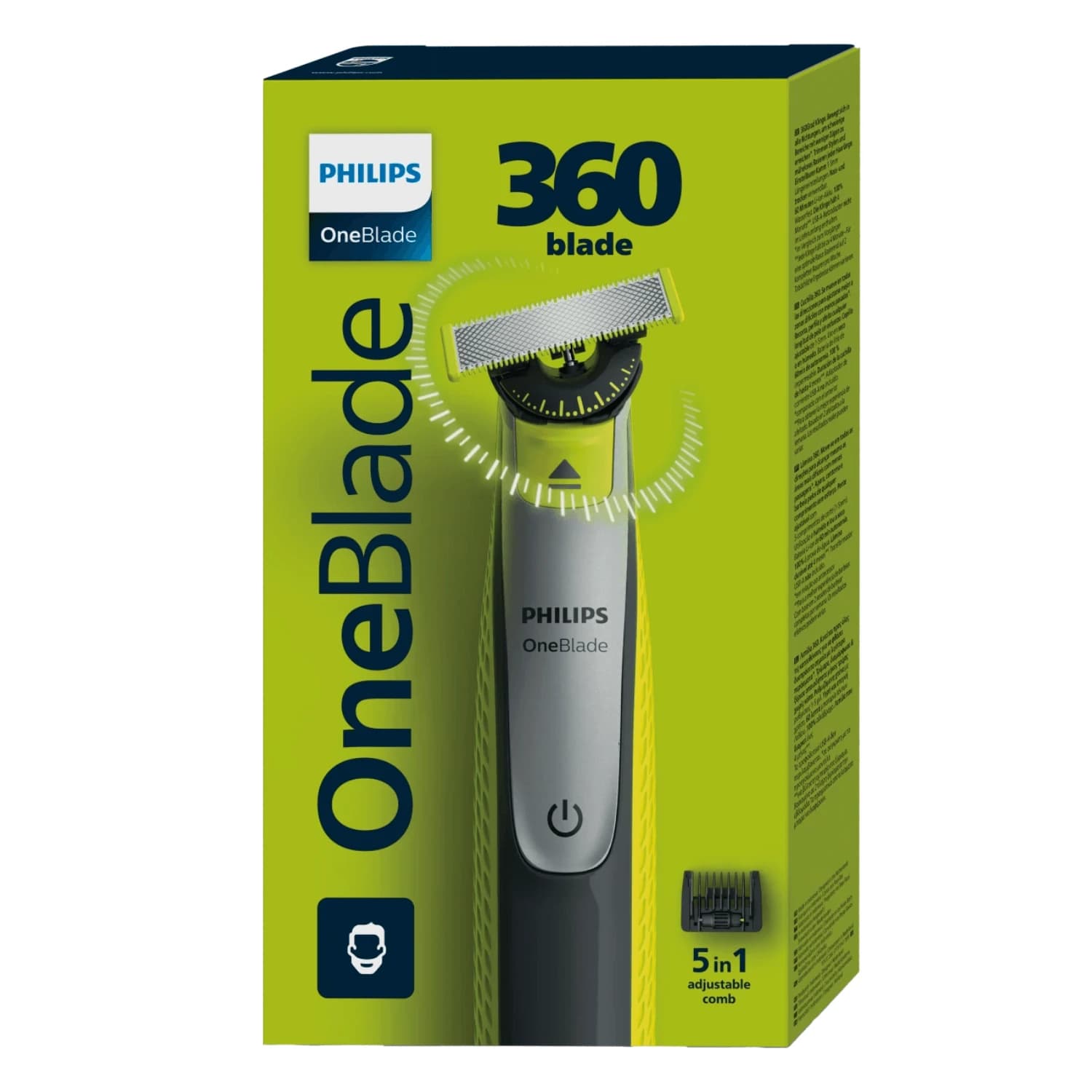 Afeitadora 360 5 en 1 One Blade 5 en 1, QP2734/23, Philips
